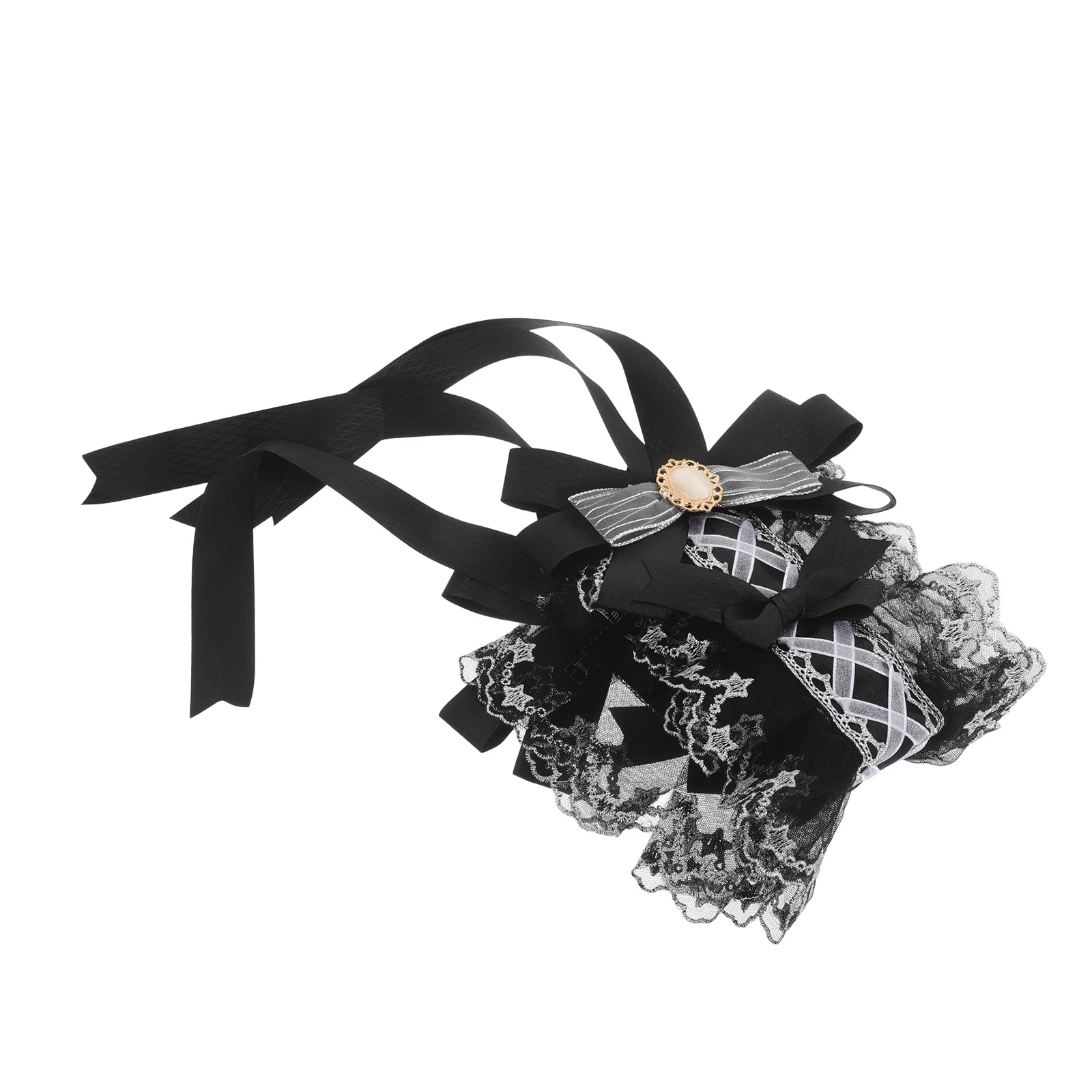 Lolita Lace Bow Headband Vintage Maid Costume Hair Accessories Cute Kawaii Headdress for Cosplay Party Role Play
Lolita Lace Bow Headband Vintage Maid Costume Hair Accessories Cute Kawaii Headdress for Cosplay Party Role Play