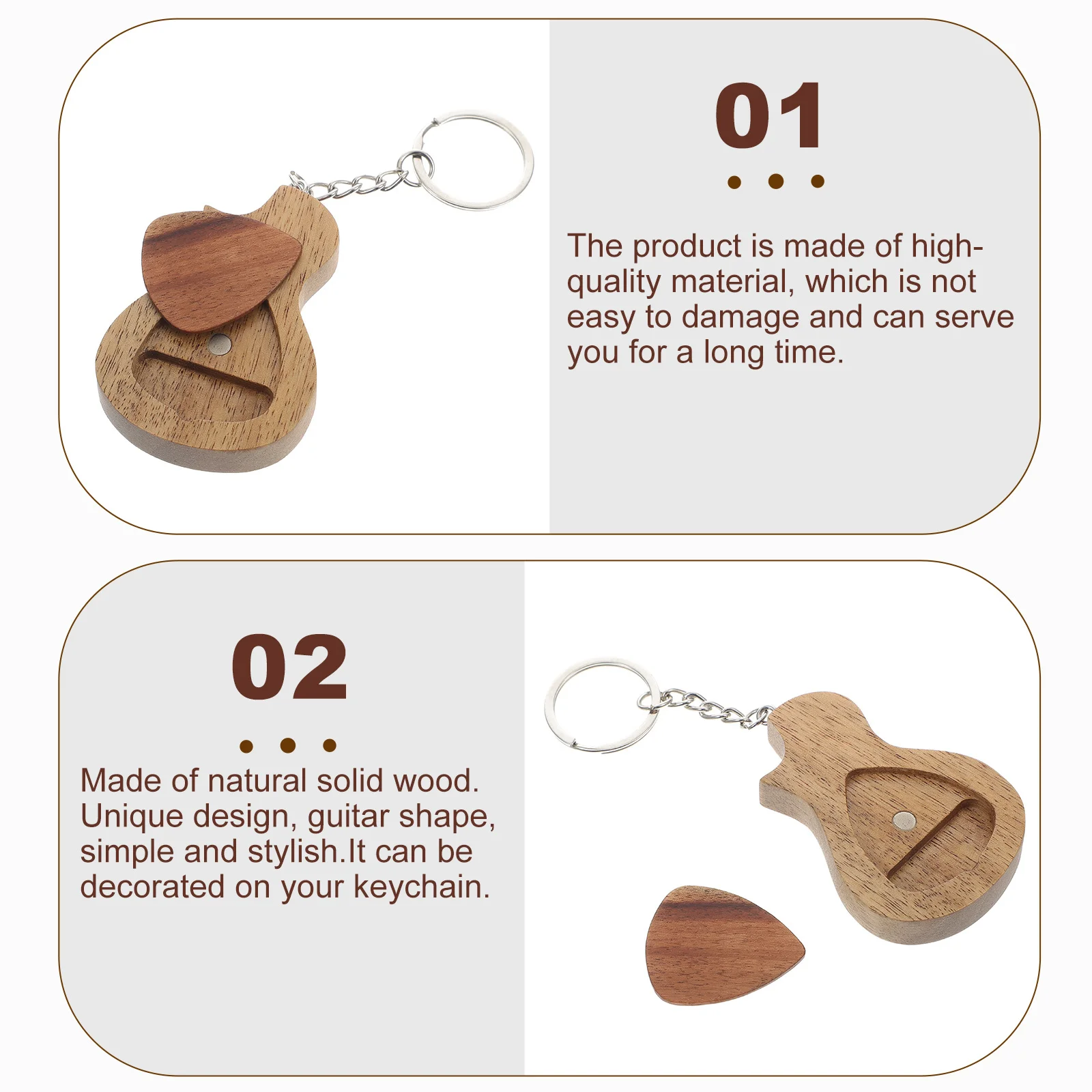 1Set Guitar Plectrum Key Chain with Container High Quality Durable Material Unique Design Perfect for Guitar Players
1Set Guitar Plectrum Key Chain with Container High Quality Durable Material Unique Design Perfect for Guitar Players