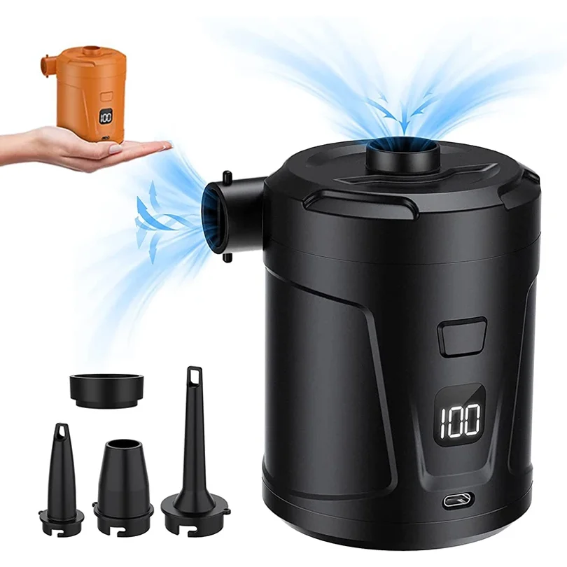 5000mAh Portable Air Compressor USB Charging Quick Inflatable Sofa Mattress Swimming Ring Pool Wireless Electric Air Pump
5000mAh Portable Air Compressor USB Charging Quick Inflatable Sofa Mattress Swimming Ring Pool Wireless Electric Air Pump