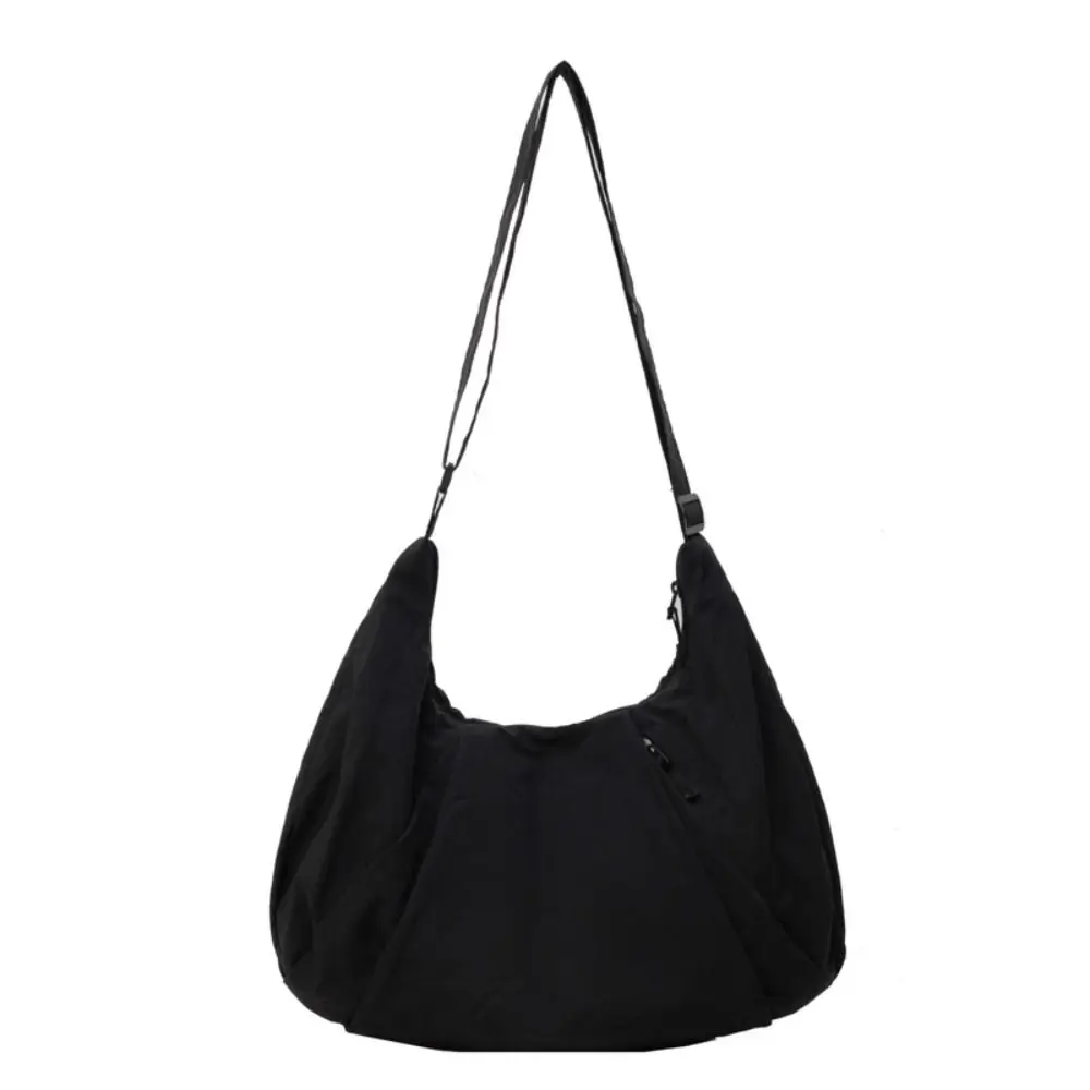 Korean Style Nylon Shoulder Bag Large Capacity Solid Color Casual Dumpling Bag Tote Bag Fold Oxford Cloth Underarm Bag Travel
Korean Style Nylon Shoulder Bag Large Capacity Solid Color Casual Dumpling Bag Tote Bag Fold Oxford Cloth Underarm Bag Travel