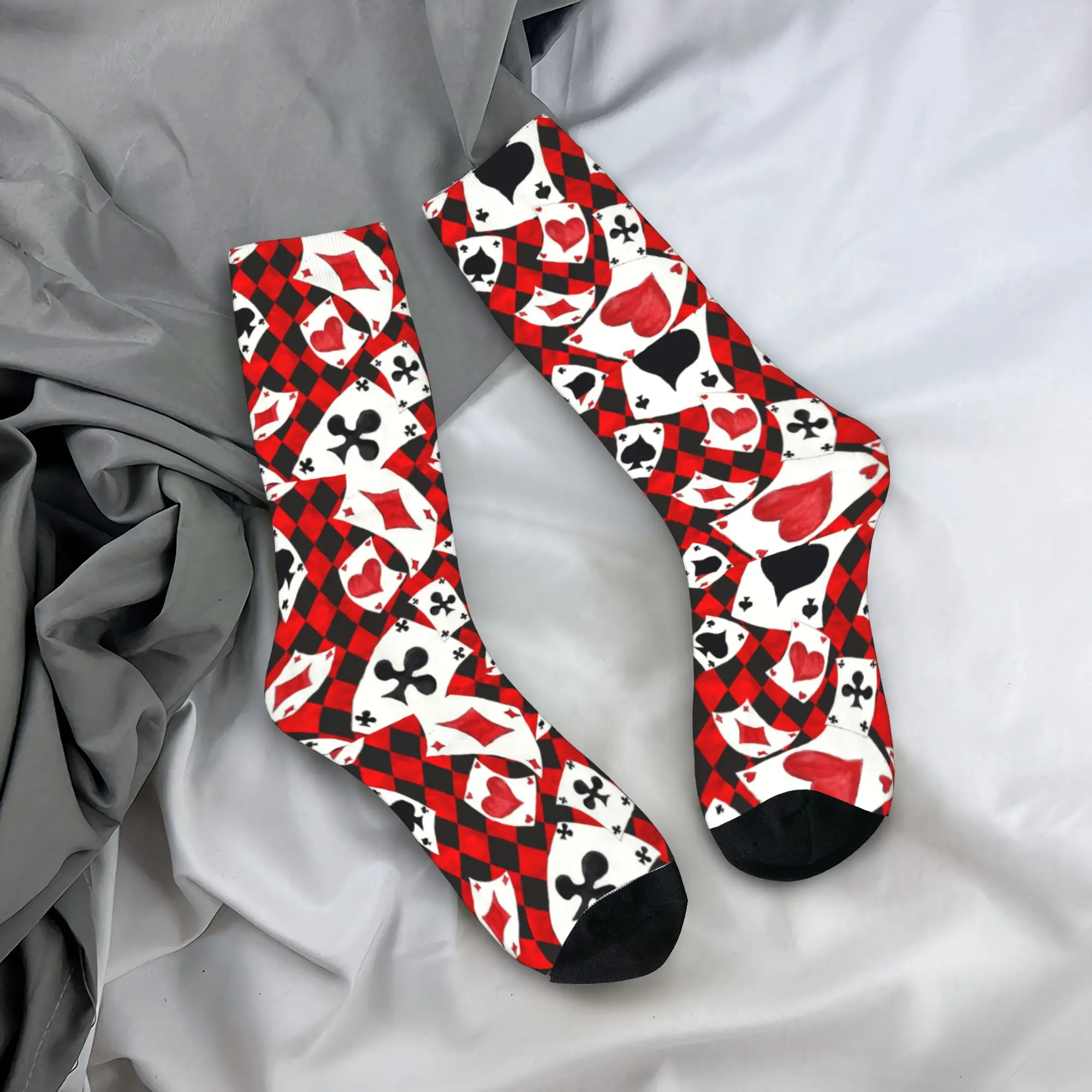 Custom Kawaii Printing Cool Poker Playing Cards Pattern Socks Stretch Summer Autumn Winter Gambling Card Game Crew Socks
Custom Kawaii Printing Cool Poker Playing Cards Pattern Socks Stretch Summer Autumn Winter Gambling Card Game Crew Socks