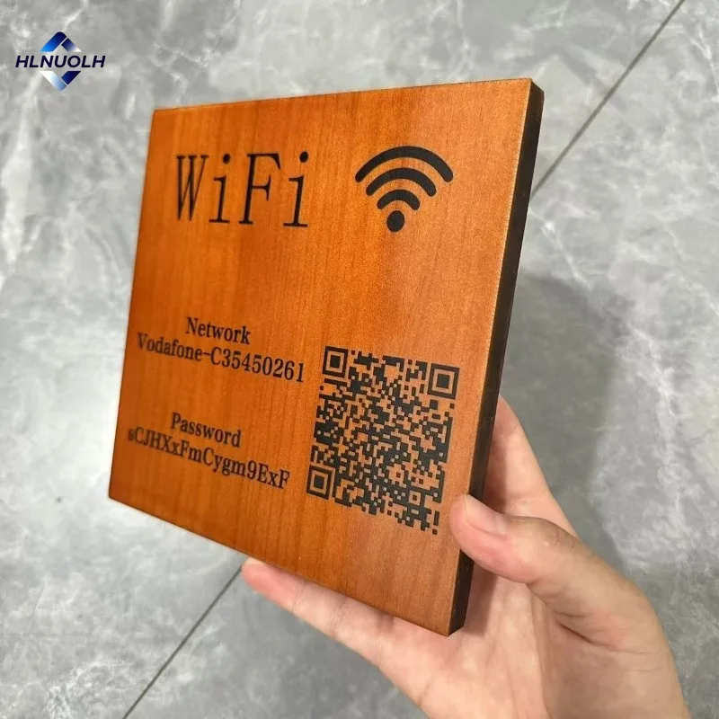 Wood Wifi Sign Custom Wifi Password Network Sign Personalized Business Signage Office Small Sign Wifi with Password and QR Code
Wood Wifi Sign Custom Wifi Password Network Sign Personalized Business Signage Office Small Sign Wifi with Password and QR Code