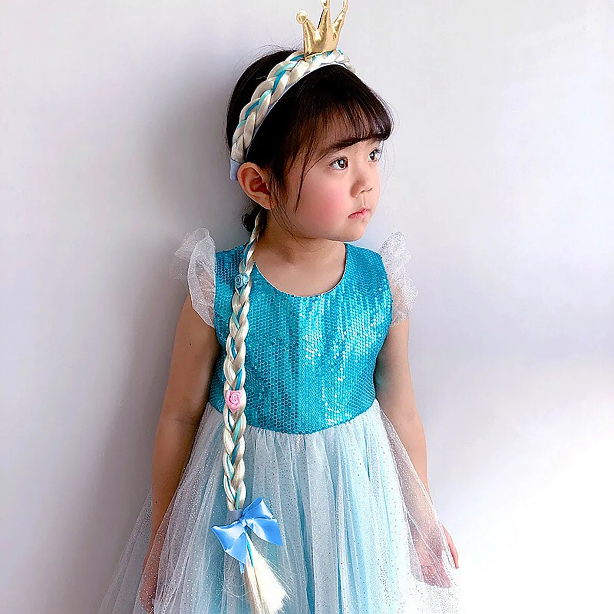1Pcs Princess Crown Hairband Fake Braid 50Cm Long Hair Decoration for Stage Party Costume Festival Hairband for
1Pcs Princess Crown Hairband Fake Braid 50Cm Long Hair Decoration for Stage Party Costume Festival Hairband for