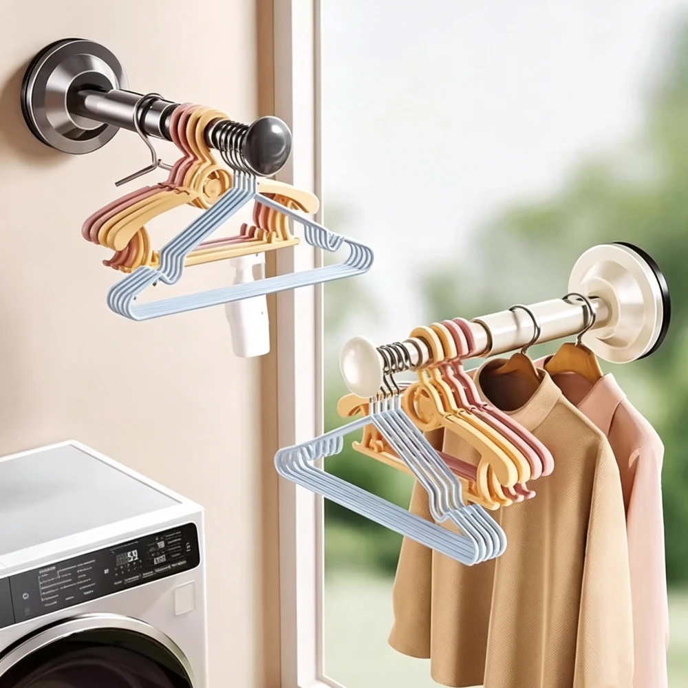 3PCs No Drill Suction Cup Hooks Retractable Adjustable Design Multi Purpose Hanging Rack for Household Garment Sundries Storage
3PCs No Drill Suction Cup Hooks Retractable Adjustable Design Multi Purpose Hanging Rack for Household Garment Sundries Storage