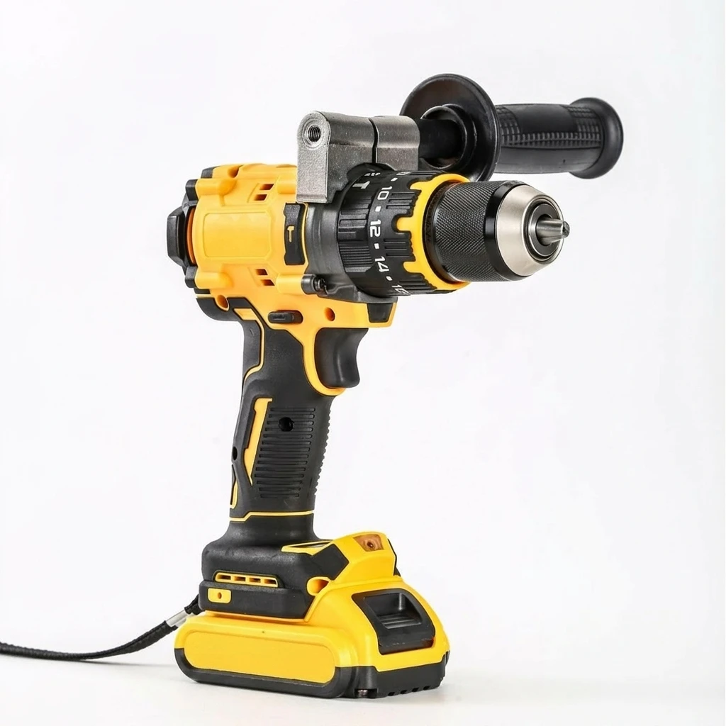 13mm Lithium Electric Drill 21V High-power Impact Drill Reversible Multi-speed Adjustment Fast Drilling
13mm Lithium Electric Drill 21V High-power Impact Drill Reversible Multi-speed Adjustment Fast Drilling