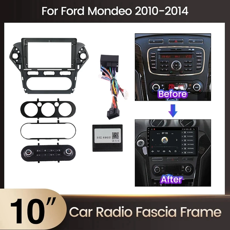 Car Multimedia Frame 10In - 10.2In Fascias Car Accessories For Ford Mondeo IV 2007-2010
Car Multimedia Frame 10In - 10.2In Fascias Car Accessories For Ford Mondeo IV 2007-2010