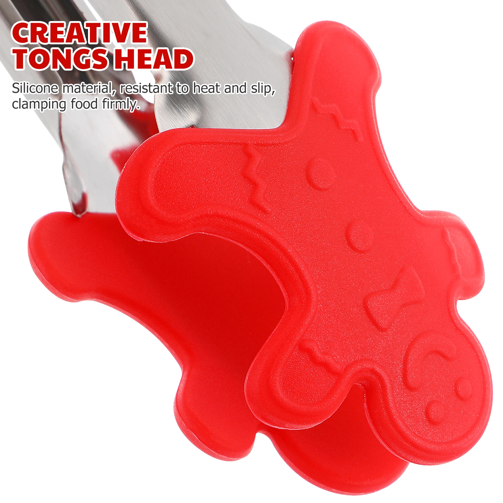 3pcs Christmas Food Silicone Tips Heat Resistant Cooking Household Kitchen Tools Non-Slip Buffet Serving Tongs Bbq Steak
3pcs Christmas Food Silicone Tips Heat Resistant Cooking Household Kitchen Tools Non-Slip Buffet Serving Tongs Bbq Steak