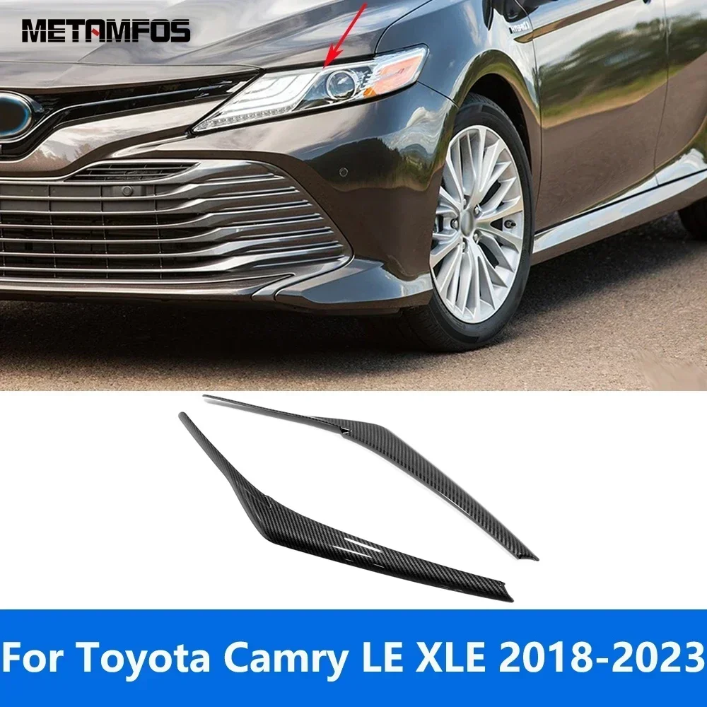 Фара для век, бровей, полоса для фар для Toyota Camry LE XLE 2018 2019 2020 2021 2022 2023, аксессуары из углеродного волокна
Фара для век, бровей, полоса для фар для Toyota Camry LE XLE 2018 2019 2020 2021 2022 2023, аксессуары из углеродного волокна