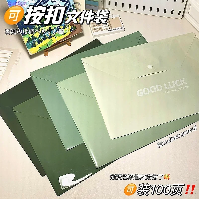 5Pcs A4 File Rack Color Changing Button Folder Storage Bag Theme Classification File Bag Desktop Storage Paper carpetas kawaii
5Pcs A4 File Rack Color Changing Button Folder Storage Bag Theme Classification File Bag Desktop Storage Paper carpetas kawaii
