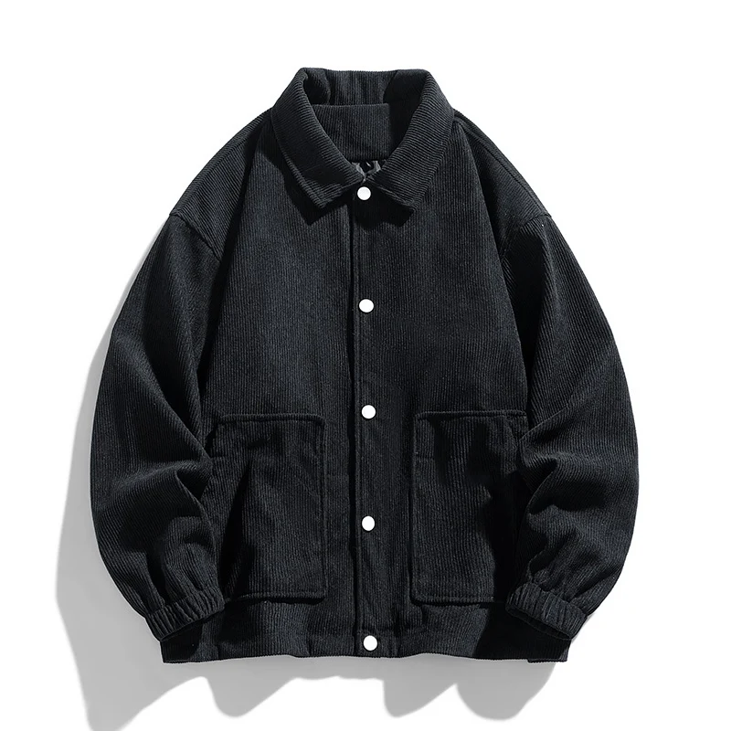 Casual Turn-down Collar Men Jacket Solid Color All-match Outerwear Fashion Trend Quality Male Clothes Spring Loose Comfortable
Casual Turn-down Collar Men Jacket Solid Color All-match Outerwear Fashion Trend Quality Male Clothes Spring Loose Comfortable