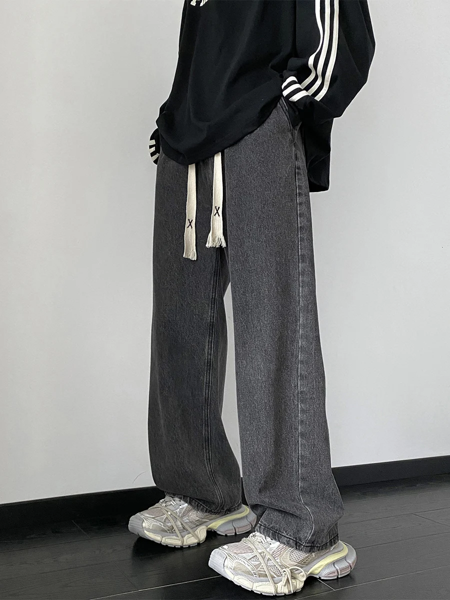 Мужские прямые джинсы Bla, весна-осень, свободные, струящиеся, в стиле High Street, широкие брюки, повседневные, больших размеров
Мужские прямые джинсы Bla, весна-осень, свободные, струящиеся, в стиле High Street, широкие брюки, повседневные, больших размеров