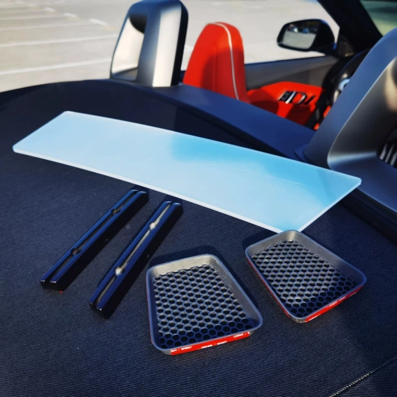 Ветровой дефлектор-спойлер для BMW Z4 G29 2019-2024, прозрачный, левый и правый, для защитной сетки (roll cage)
Ветровой дефлектор-спойлер для BMW Z4 G29 2019-2024, прозрачный, левый и правый, для защитной сетки (roll cage)