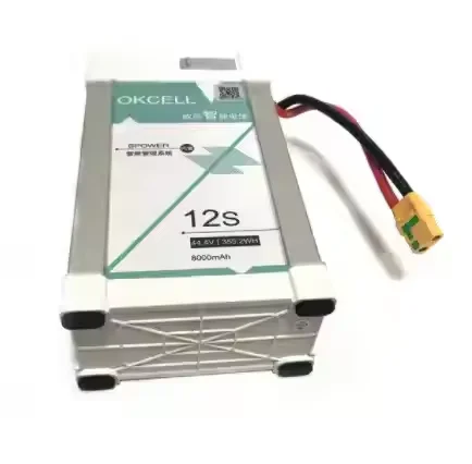 Аккумулятор литиевый 12S 8000 мАч Okcell 44.4В для сельскохозяйственных дронов 10L/5L, зарядное устройство для дронов
Аккумулятор литиевый 12S 8000 мАч Okcell 44.4В для сельскохозяйственных дронов 10L/5L, зарядное устройство для дронов