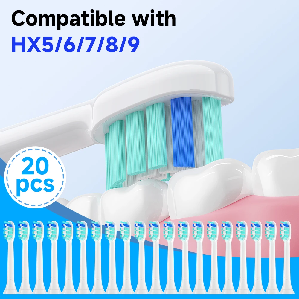 Сменные насадки для электрических зубных щеток Philips Sonicare DiamondClean HX5/HX6/HX9, 4/8/12/20 шт.
Сменные насадки для электрических зубных щеток Philips Sonicare DiamondClean HX5/HX6/HX9, 4/8/12/20 шт.