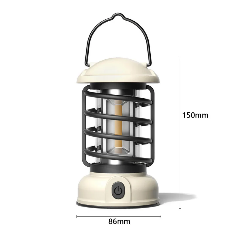 Portable LED Camp Lamp Type-C Rechargeable Vintage Camping Light for Hiking
Portable LED Camp Lamp Type-C Rechargeable Vintage Camping Light for Hiking
