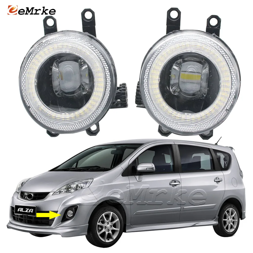 2in1 LED Angel Eye Daytime Running Lights DRL Cut-Line Lens Fog Lights for Perodua Alza Advanced Version 2014 2015 2016 2017
2in1 LED Angel Eye Daytime Running Lights DRL Cut-Line Lens Fog Lights for Perodua Alza Advanced Version 2014 2015 2016 2017