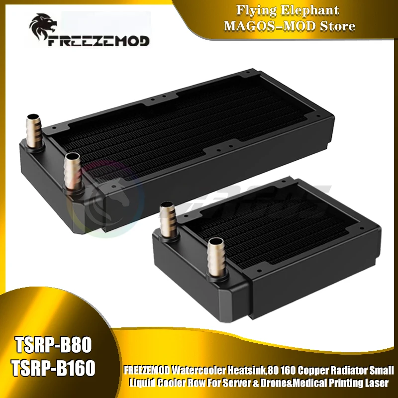 FREEZEMOD Watercooler Heatsink,80 160 Copper Radiator Small Liquid Cooler Row For Server & Drone&Medical Printing Laser
FREEZEMOD Watercooler Heatsink,80 160 Copper Radiator Small Liquid Cooler Row For Server & Drone&Medical Printing Laser