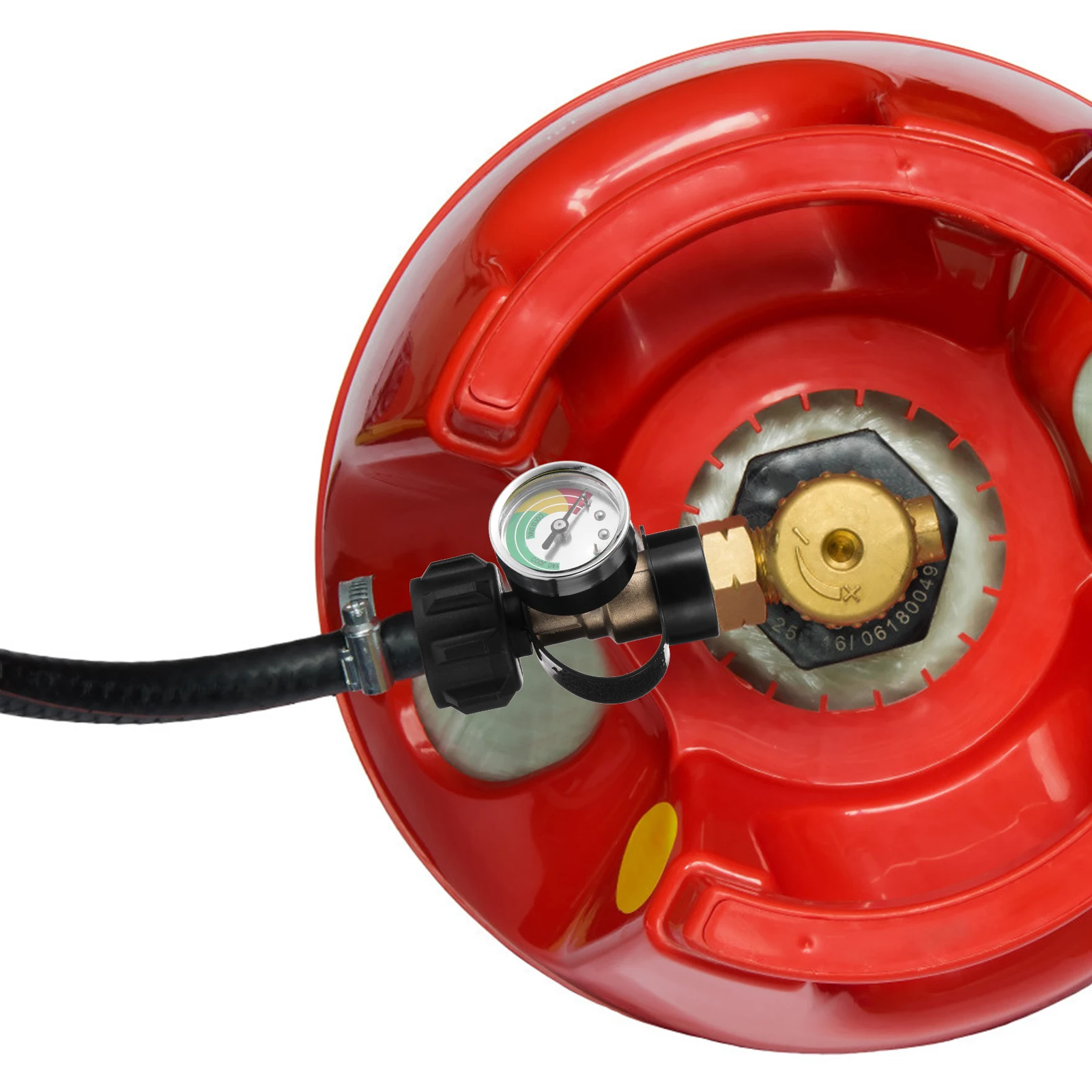 Propane Tank Adapter with Pressure Gauge Color Coded Dial Accurate Reading for 20-40lb North American Propane Cylinders Outdoor
Propane Tank Adapter with Pressure Gauge Color Coded Dial Accurate Reading for 20-40lb North American Propane Cylinders Outdoor