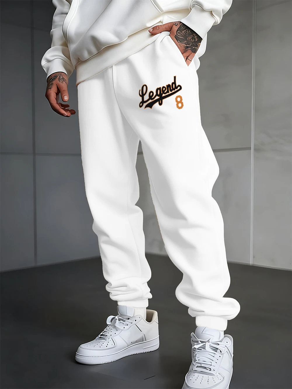 Legend 8 Letter Prints Sweatpants Men'S Autumn Winter Jogger Pants Pocket Fleece Warm Fleece Trousers Casual Loose Mens Clothing
Legend 8 Letter Prints Sweatpants Men'S Autumn Winter Jogger Pants Pocket Fleece Warm Fleece Trousers Casual Loose Mens Clothing