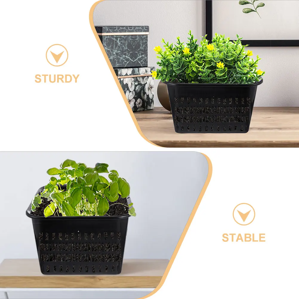 4pcs Root Control Planting Basket Garden Net Cups Orchid Pots Hydroponic Planter Durable Material
4pcs Root Control Planting Basket Garden Net Cups Orchid Pots Hydroponic Planter Durable Material