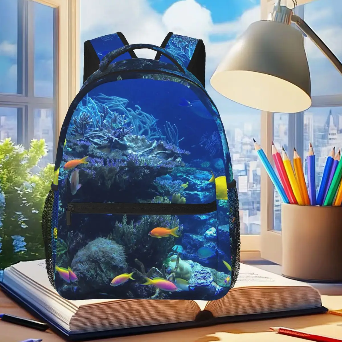 Tropical Rainbow Fish Student Backpack School Bag Hiking Travel Daypack for Boys Girls Fashion Bookbag Shoulder Bags
Tropical Rainbow Fish Student Backpack School Bag Hiking Travel Daypack for Boys Girls Fashion Bookbag Shoulder Bags