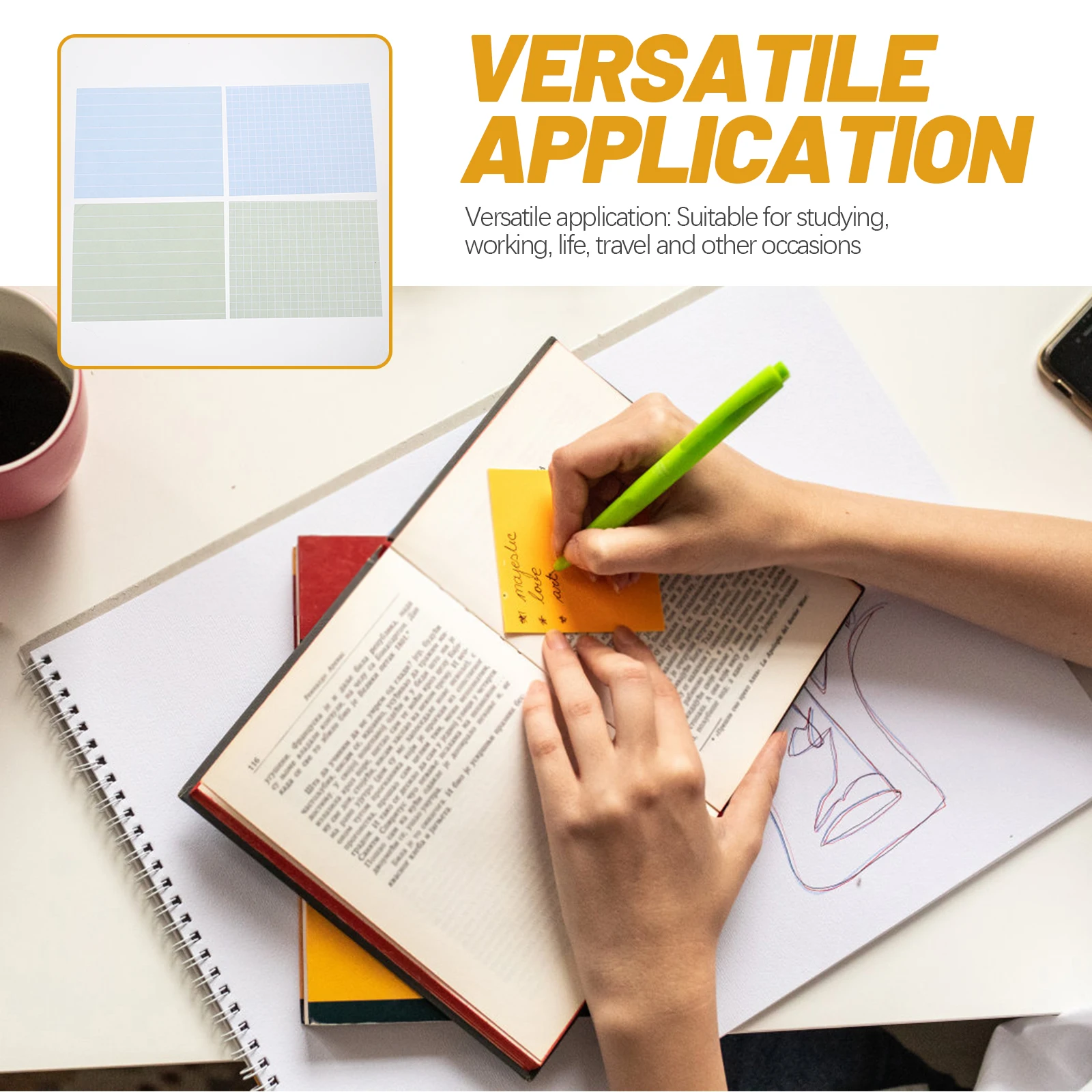 300 Pcs Note Paper Decorative Index Cards Colored Flashcards Small for Studying Blank 
300 Pcs Note Paper Decorative Index Cards Colored Flashcards Small for Studying Blank