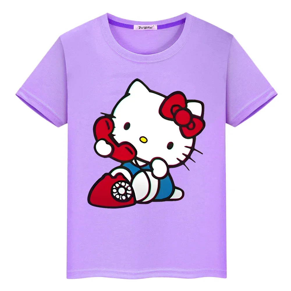 hello kitty clothes Print 100%Cotton Cute T-shirt boys girl clothes Summer Tops Cartoon Short Anime Tees y2k one piece kids gift
hello kitty clothes Print 100%Cotton Cute T-shirt boys girl clothes Summer Tops Cartoon Short Anime Tees y2k one piece kids gift