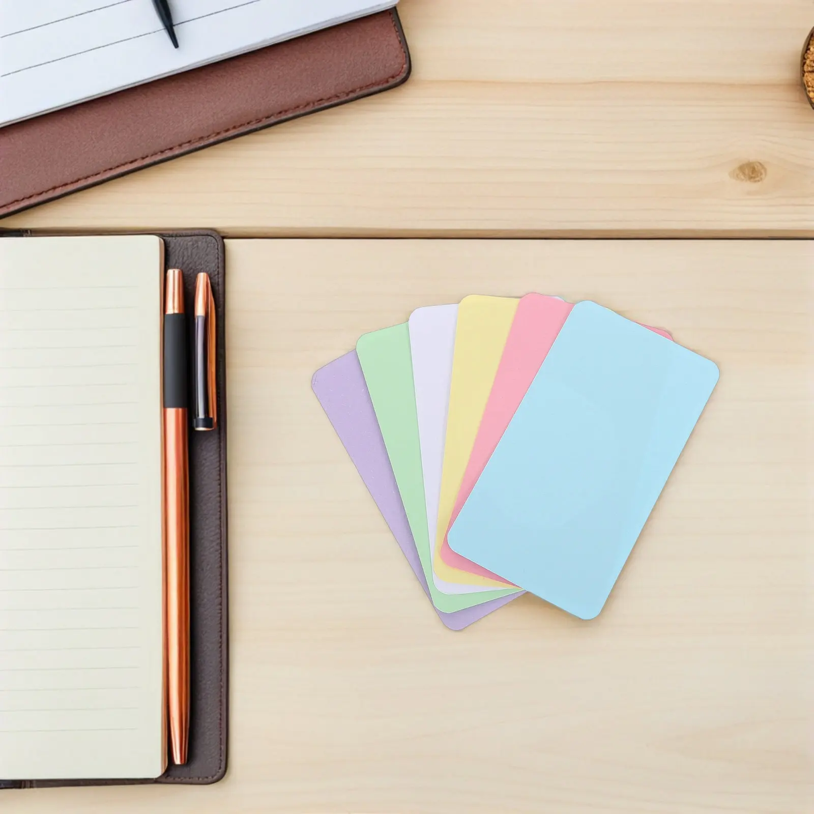 600Pcs Handwriting Word Flash Cards Thick Cardstock Rounded Corner Credit Card Size Blanks Efficient Study Tool Pocket Note
600Pcs Handwriting Word Flash Cards Thick Cardstock Rounded Corner Credit Card Size Blanks Efficient Study Tool Pocket Note