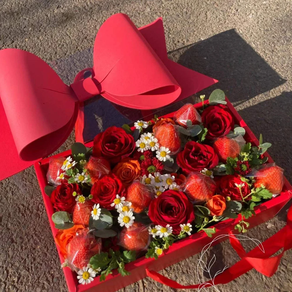 Bow Gift Flower Packaging For Valentine'S Day Wedding Anniversary Birthday Giftpreserved Flower Packing Box Storage Packaging
Bow Gift Flower Packaging For Valentine'S Day Wedding Anniversary Birthday Giftpreserved Flower Packing Box Storage Packaging