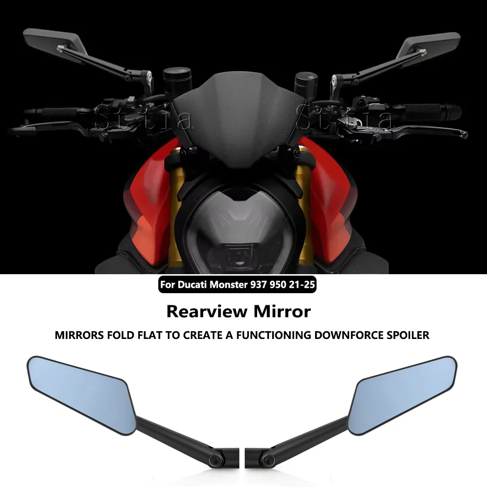 For Ducati Monster 937 SP Monster 950 Plus SP 2021 2022 2023 2024 2025 New Motorcycle Rear View Mirrors Adjustable Aluminum
For Ducati Monster 937 SP Monster 950 Plus SP 2021 2022 2023 2024 2025 New Motorcycle Rear View Mirrors Adjustable Aluminum