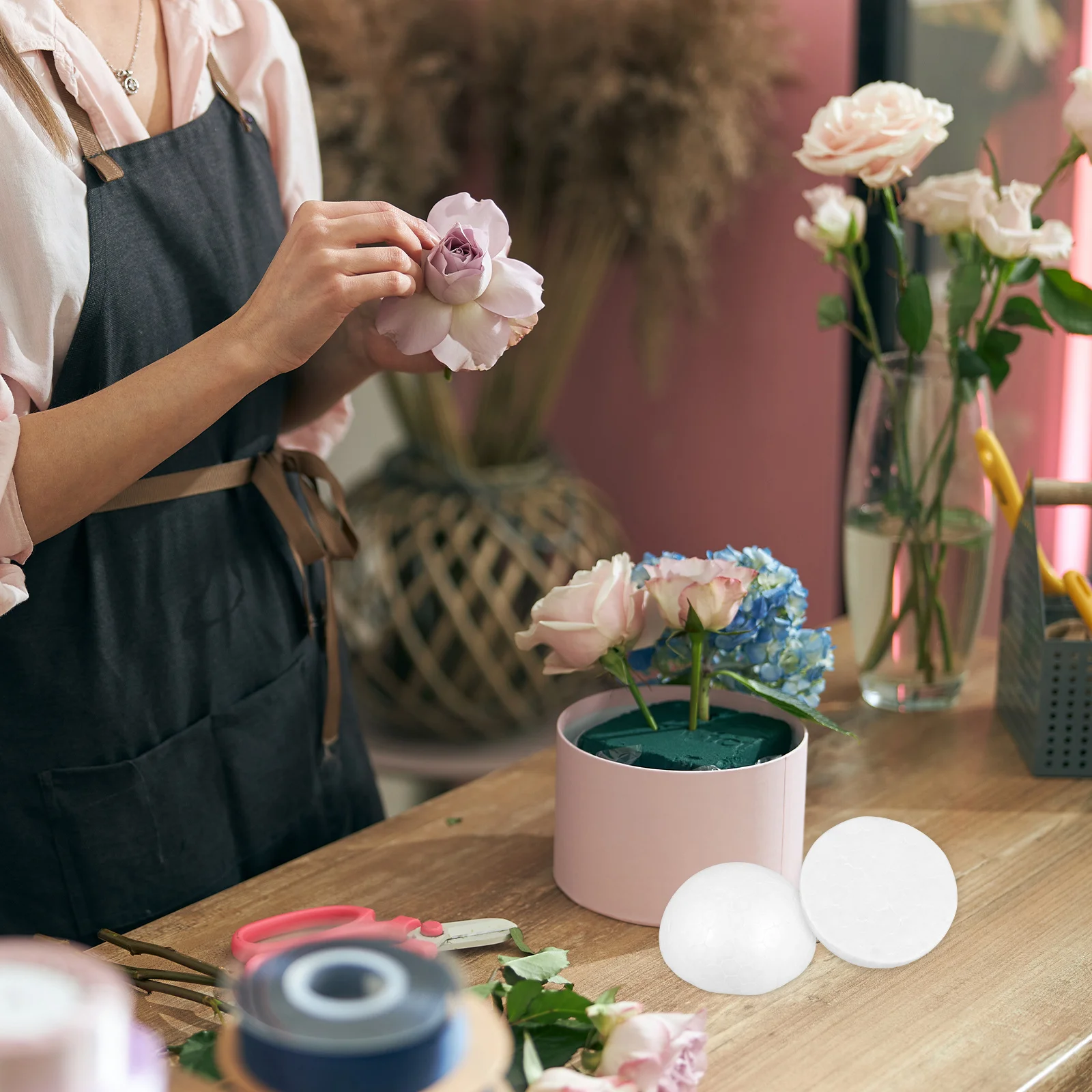 30 шт. полукруглые шарики из пенопласта, полукруглые украшения из полистирола для рукоделия, цветочная композиция, детский шар, образовательный праздник 
30 шт. полукруглые шарики из пенопласта, полукруглые украшения из полистирола для рукоделия, цветочная композиция, детский шар, образовательный праздник