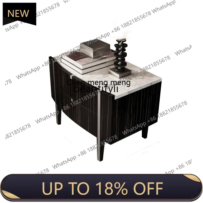 P178 Post-Modern Light Luxury Bedside Table Natural Marble Bedroom High-End Storage Cabinet Italian Designer Home Bedside Cabine
P178 Post-Modern Light Luxury Bedside Table Natural Marble Bedroom High-End Storage Cabinet Italian Designer Home Bedside Cabine