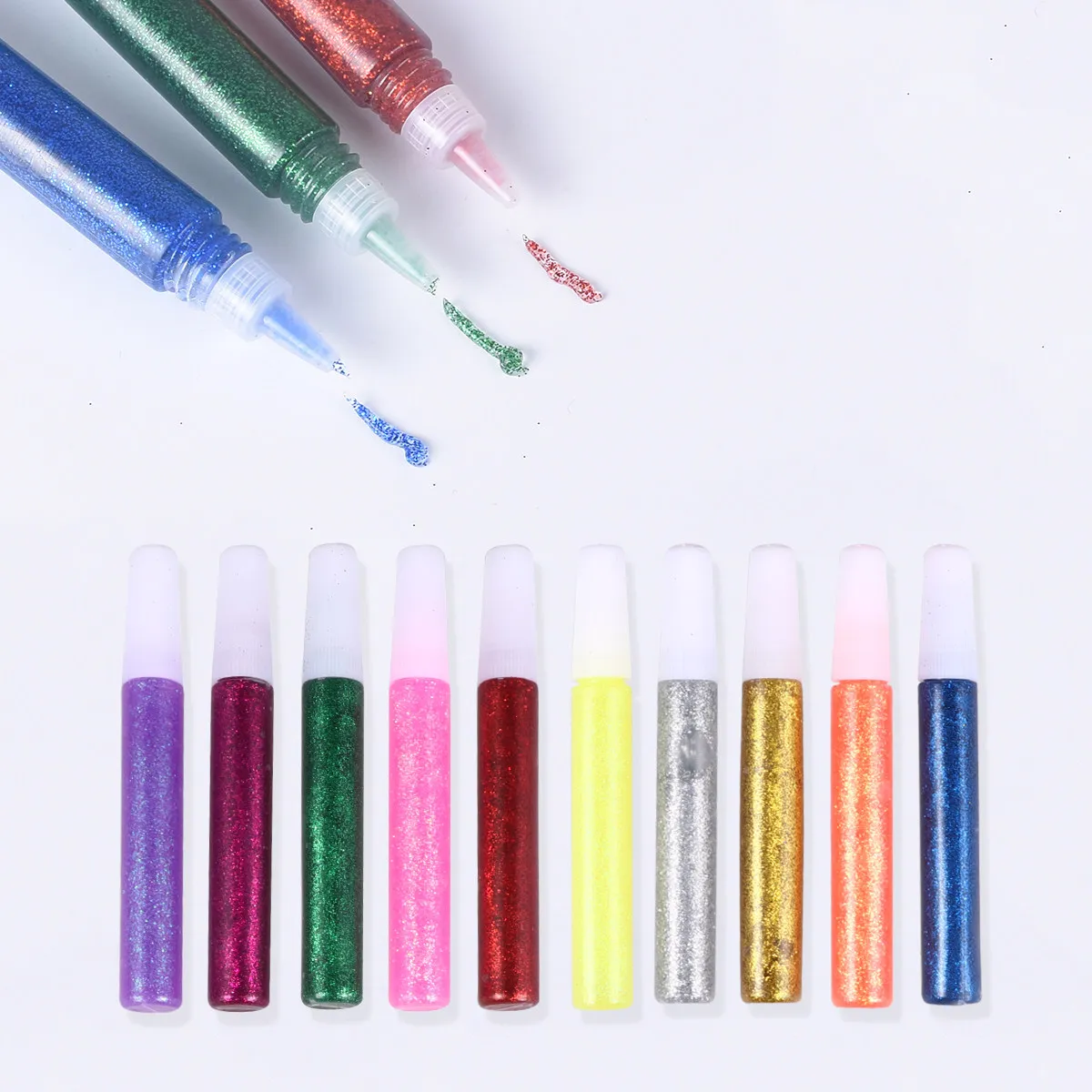 5 Sets Mixed Color Glitter Glue Pen Flicker Glue Pen High Strength Aging Resistant for DIY Crafts School Projects Painting Art
5 Sets Mixed Color Glitter Glue Pen Flicker Glue Pen High Strength Aging Resistant for DIY Crafts School Projects Painting Art