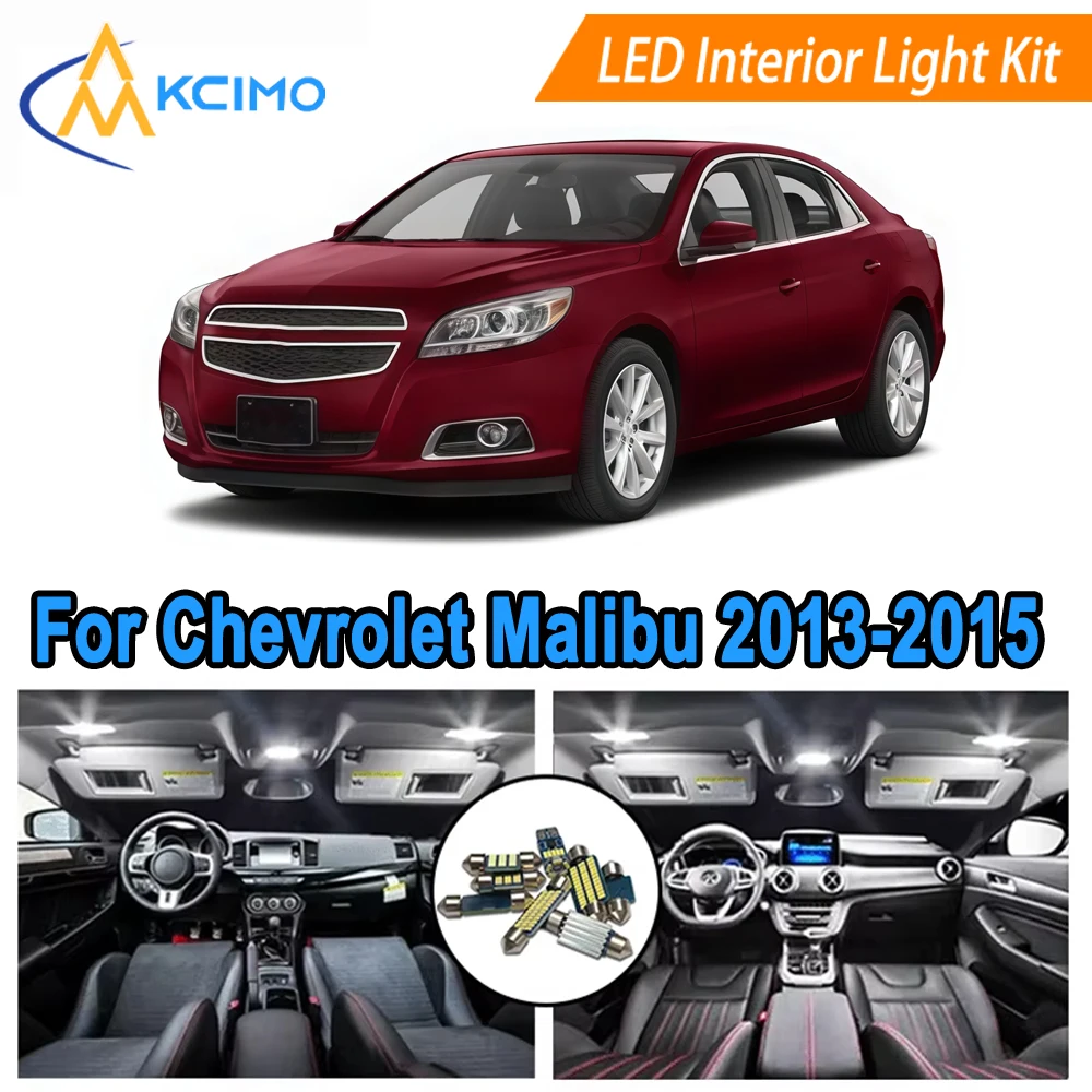 LED Kit Interior Light Bulbs For Chevrolet Malibu 2013-2015 Dome, Map, Door Lights Super Bright Light Set Easy Install
LED Kit Interior Light Bulbs For Chevrolet Malibu 2013-2015 Dome, Map, Door Lights Super Bright Light Set Easy Install