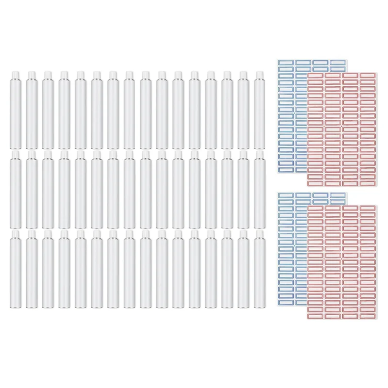 Gfc-48 Pcs Empty Aluminum Paint Tubes 20Ml Paint Tubes for Making Paint and Store Remaining Paint Acrylic Oil with 4 Label
Gfc-48 Pcs Empty Aluminum Paint Tubes 20Ml Paint Tubes for Making Paint and Store Remaining Paint Acrylic Oil with 4 Label