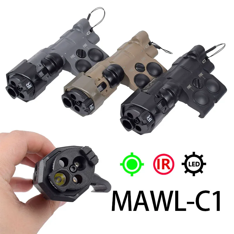 Lambul MAWL C1 IR Laser Sight Scope Visible Green White Light PEQ Weapon ScoutAR15 HK416Picatinny Rail Offset Mount Rifle Aiming
Lambul MAWL C1 IR Laser Sight Scope Visible Green White Light PEQ Weapon ScoutAR15 HK416Picatinny Rail Offset Mount Rifle Aiming