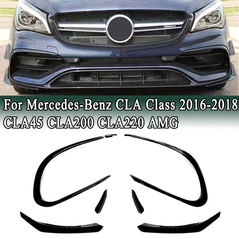 For Mercedes-Benz CLA Class CLA45 CLA200 CLA220 AMG 2016-2018 Front Bumper Lower Air Vent Outlet Blade Cover Trim Canards
For Mercedes-Benz CLA Class CLA45 CLA200 CLA220 AMG 2016-2018 Front Bumper Lower Air Vent Outlet Blade Cover Trim Canards