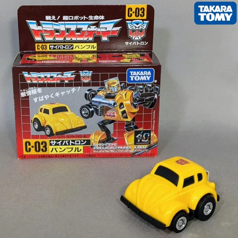 TAKARA TOMY Transformer Missing Link C-03 C-04 Cliffjumper Bumblebee Action Figure Model Toy Hobby Birthday Gift
TAKARA TOMY Transformer Missing Link C-03 C-04 Cliffjumper Bumblebee Action Figure Model Toy Hobby Birthday Gift