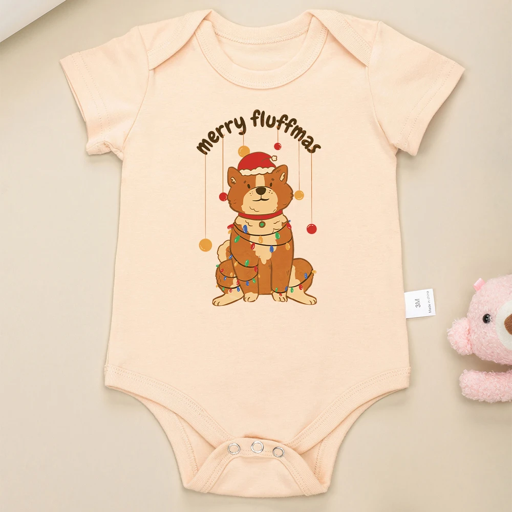 Cute Dog Christmas Style Baby Boy Bodysuit Fashion Trend Festival Vibe Toddler Girl Jumpsuit Cotton High Quality Newborn Clothes
Cute Dog Christmas Style Baby Boy Bodysuit Fashion Trend Festival Vibe Toddler Girl Jumpsuit Cotton High Quality Newborn Clothes