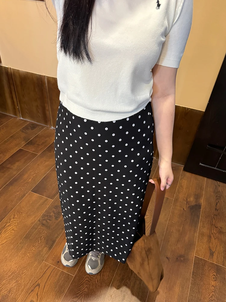 Юбка NINI ONE в стиле ретро с высокой талией, прямого кроя, с разрезом сзади, в горошек, больших размеров, женская повседневная модная юбка
Юбка NINI ONE в стиле ретро с высокой талией, прямого кроя, с разрезом сзади, в горошек, больших размеров, женская повседневная модная юбка