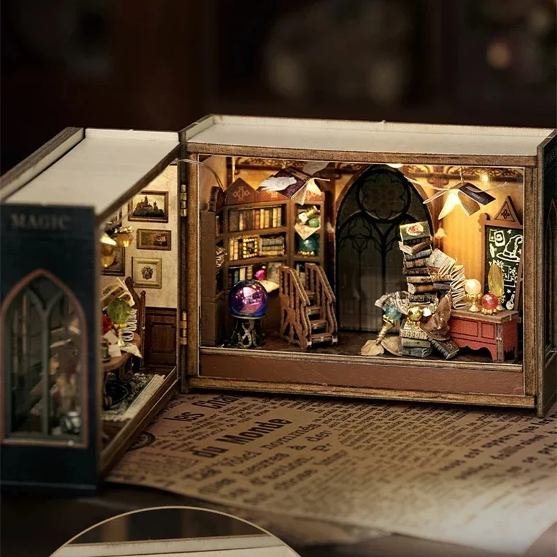 Mini DIY Wooden Magic World Fantasy Fantasy Doll houses Miniature Kits With Furniture Home Decor For Adult Handmade Gifts
Mini DIY Wooden Magic World Fantasy Fantasy Doll houses Miniature Kits With Furniture Home Decor For Adult Handmade Gifts