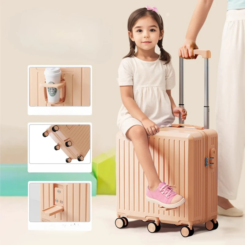 Kids Rideable Suitcase Cabin TSA Lock Lightweight Rolling Trolley Seat Travel Case Boys Girls Maleta De Maquillaje Travel
Kids Rideable Suitcase Cabin TSA Lock Lightweight Rolling Trolley Seat Travel Case Boys Girls Maleta De Maquillaje Travel