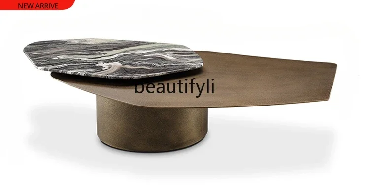 X A15 Italian-Style Light Luxury 360 ° Rotating Marble Coffee Table Living Room Modern High Sense Tea Table Home
X A15 Italian-Style Light Luxury 360 ° Rotating Marble Coffee Table Living Room Modern High Sense Tea Table Home