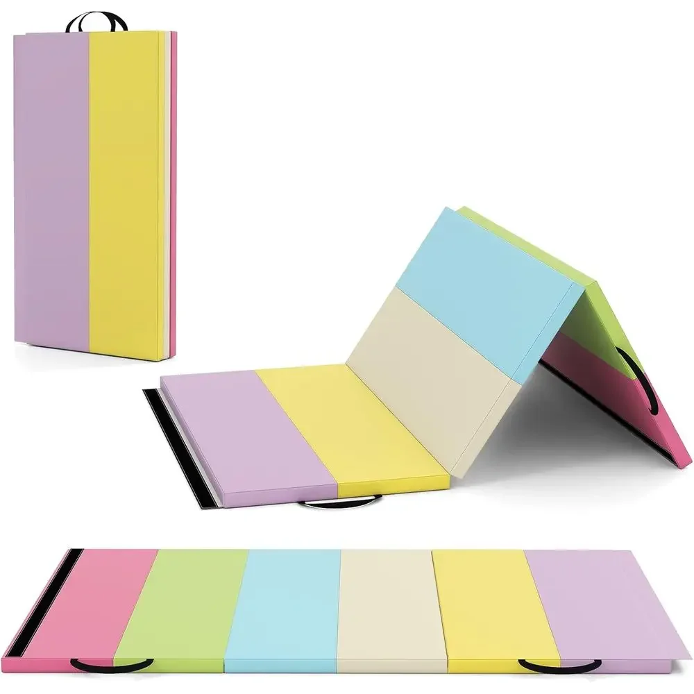 6ft x 4ft Thick Tumbling Mat with Carrying Handles, Hook & Loop Fasteners, Suitable for Gymnastics, Yoga, Stretching, Martial Ar
6ft x 4ft Thick Tumbling Mat with Carrying Handles, Hook & Loop Fasteners, Suitable for Gymnastics, Yoga, Stretching, Martial Ar