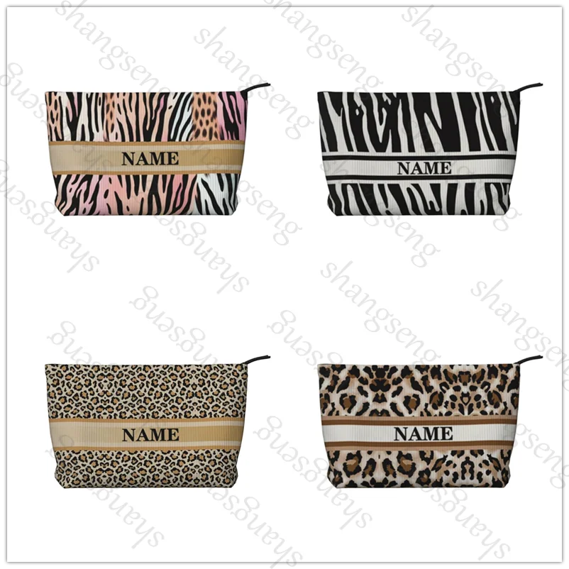 Custom name Cosmetic corduroy toiletry bag storage bag luxury ladies box makeup bags travel zipper storage bag DIY Zebra Leopard
Custom name Cosmetic corduroy toiletry bag storage bag luxury ladies box makeup bags travel zipper storage bag DIY Zebra Leopard