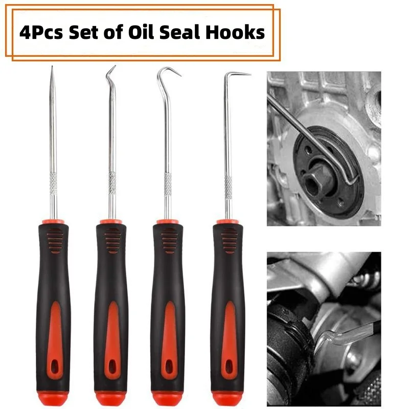 4Pcs Car Auto Vehicle Oil Seal Screwdrivers Set O-Ring Seal Gasket Puller Remover Pick Hooks Repair Car Extractor Garage Puller
4Pcs Car Auto Vehicle Oil Seal Screwdrivers Set O-Ring Seal Gasket Puller Remover Pick Hooks Repair Car Extractor Garage Puller