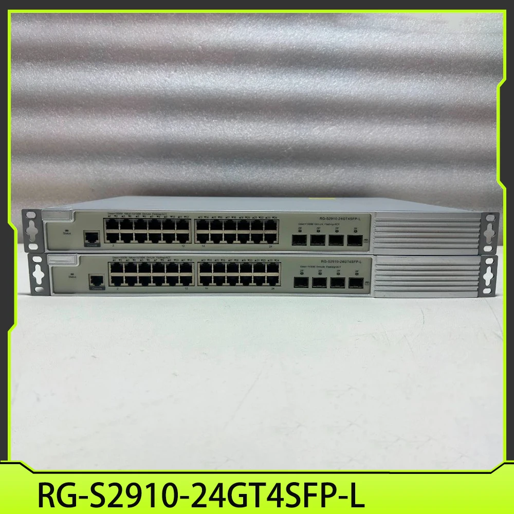 1 шт. 24-портовый полногигабитный сетевой коммутатор управления RG-S2910-24GT4SFP-L
1 шт. 24-портовый полногигабитный сетевой коммутатор управления RG-S2910-24GT4SFP-L
