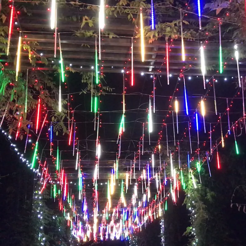 Solar 4 Set Waterproof LED Meteor Shower Lights Fairy String Lights Christmas Holiday Snow Falling Icicle Cascading Lighting New
Solar 4 Set Waterproof LED Meteor Shower Lights Fairy String Lights Christmas Holiday Snow Falling Icicle Cascading Lighting New