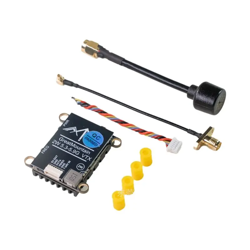 ABUM-Beacon 5.8G 2W VTX For FPV Video Transmitter High Power TBS Protocol 8CM Antenna Included For Long Range RC Drone
ABUM-Beacon 5.8G 2W VTX For FPV Video Transmitter High Power TBS Protocol 8CM Antenna Included For Long Range RC Drone