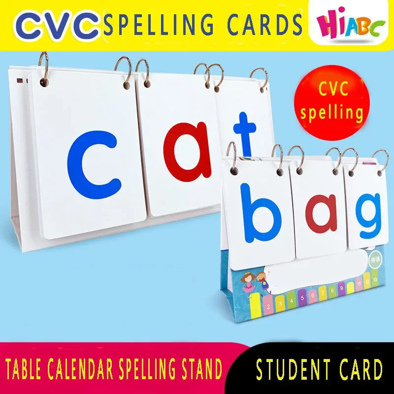 Cvc Natural Spelling Cards, Phonology English Desk Calendars, Flip Cards, Introductory English Word Pronunciation Books.Libros.
Cvc Natural Spelling Cards, Phonology English Desk Calendars, Flip Cards, Introductory English Word Pronunciation Books.Libros.